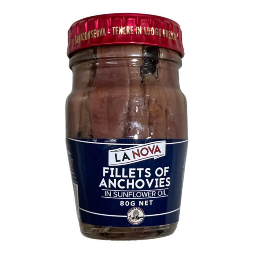 La Nova Fillets Of Anchovies in Sunflower Oil Delivery Near Me Order