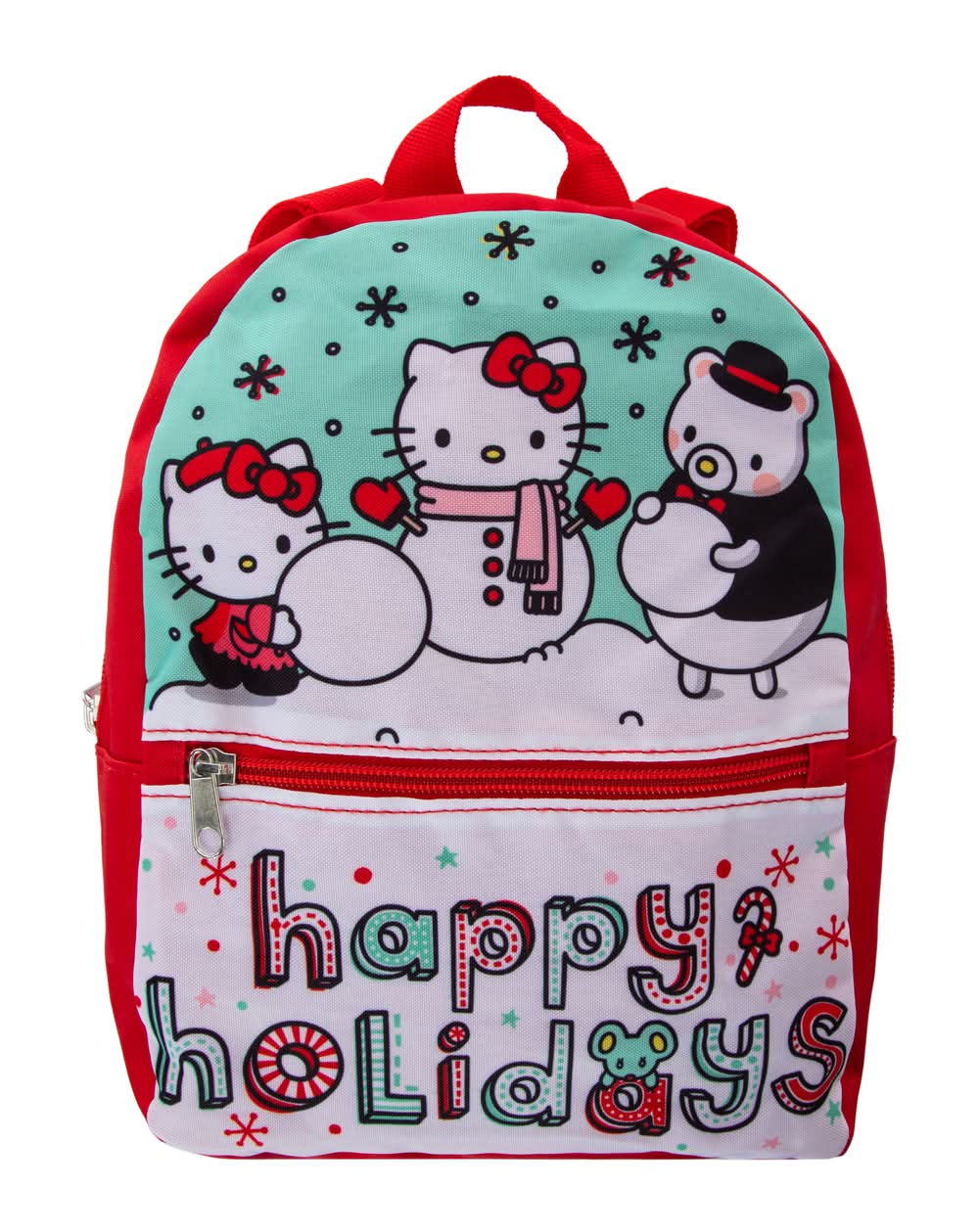 Hello Kitty® Backpack 10in Snowman