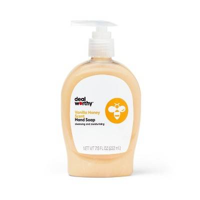 Dealworthy Gel Hand Soap, Vanilla-Honey (7.5 fl oz)