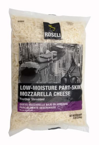 Roseli Shredded Part Skim Mozzarella Cheese