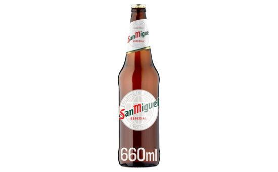San Miguel Premium Lager Beer 660ml Bottle