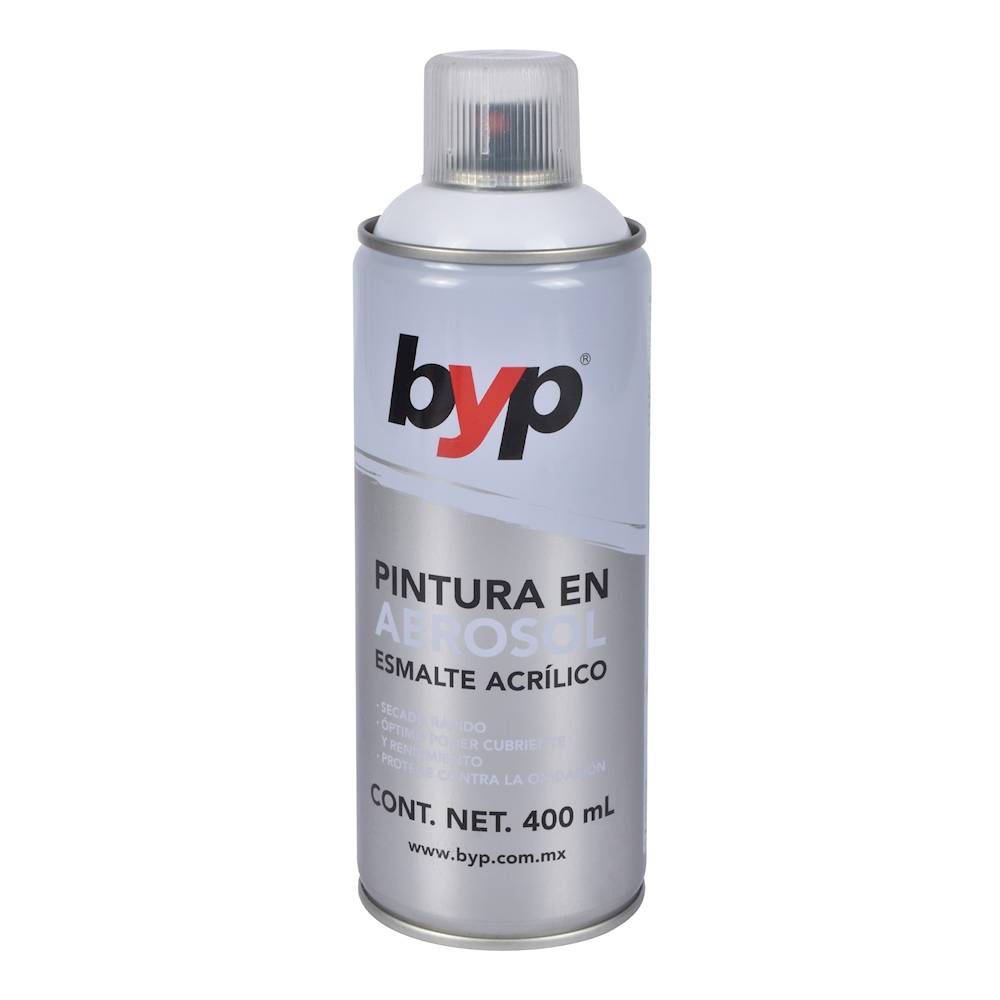 ByP · Aerosol acrílico, blanco brillante