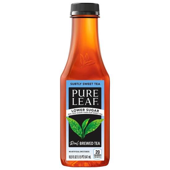 Pure Leaf Lower Sugar Subtly Sweet Brewed Tea ( 18.5 fl oz)