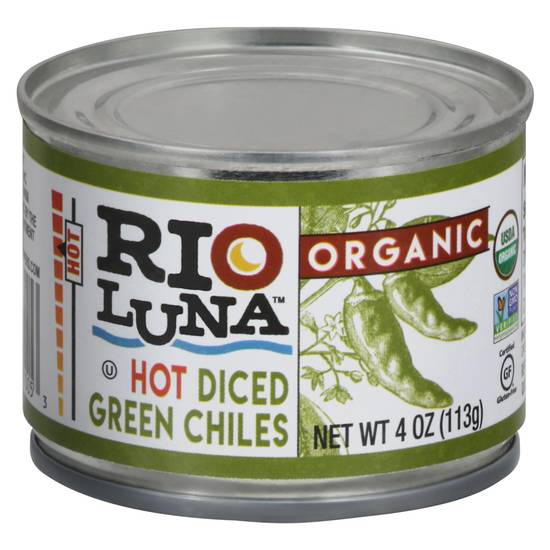 Rio Luna Hot Diced Green Chiles