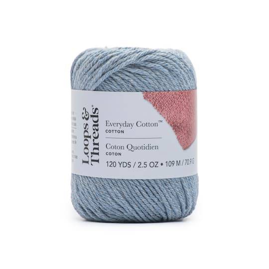 Loops & Threads Everyday Cotton Yarn, Chambray (2.5 oz)