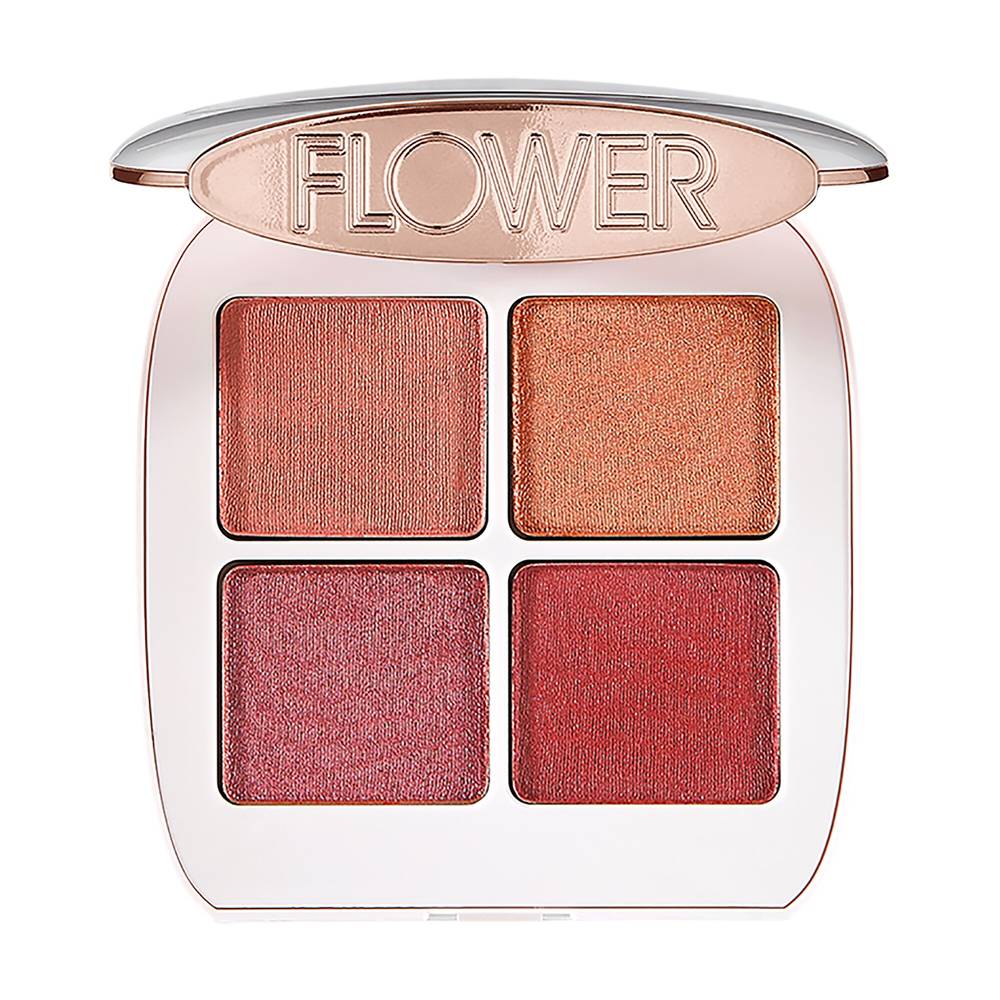 FLOWER Beauty Petal Play Shadow Quad, Berry-More