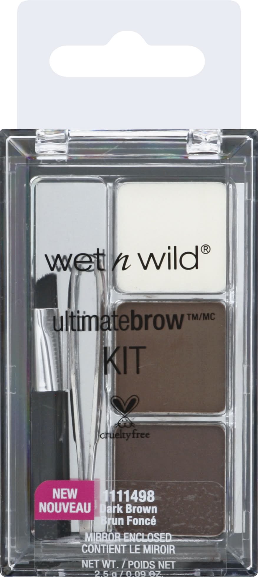 Wet n Wild UlitmateBrow Dark Brown Ultimate Brow Kit (0.09 oz)