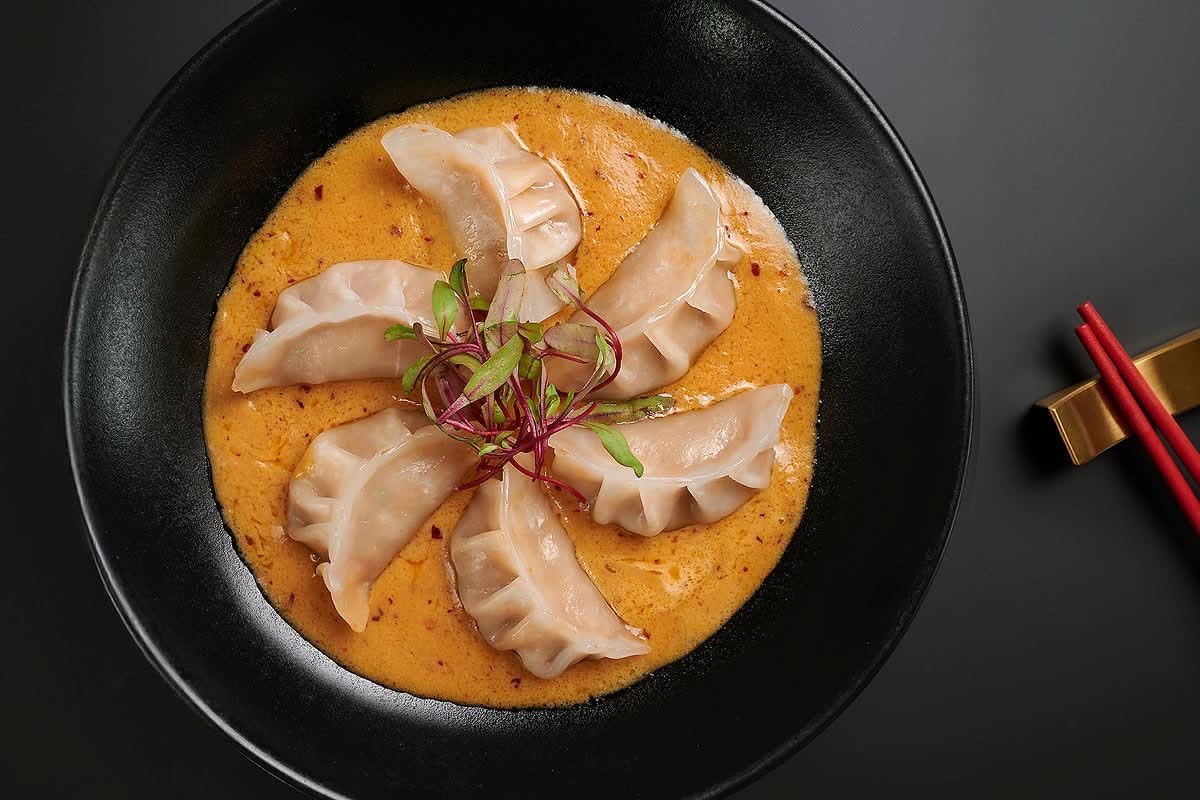 Miso Lobster Dumplings