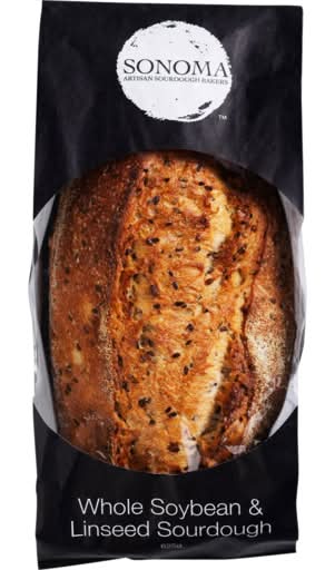 Sonoma Sliced Whole Soybean & Linseed Sourdough (625g)