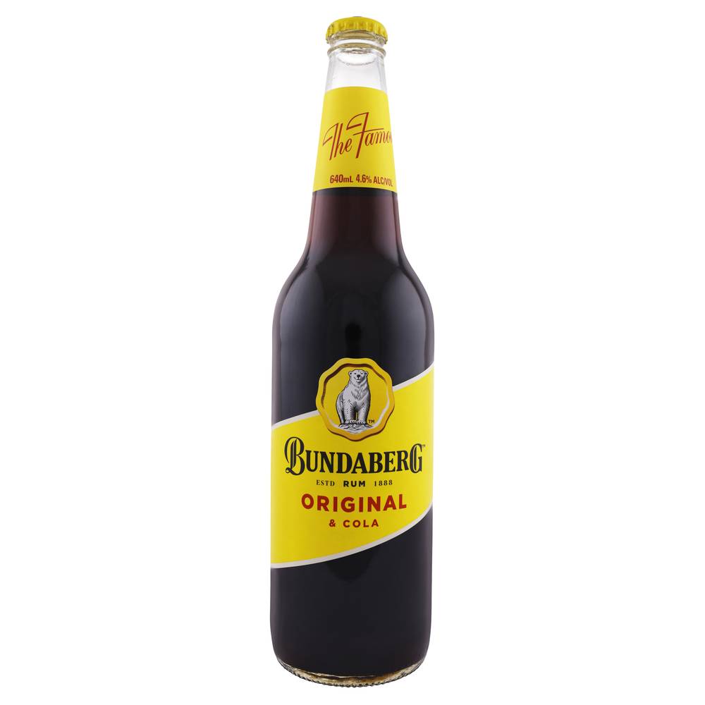 Bundaberg & Cola Bottle 640ml