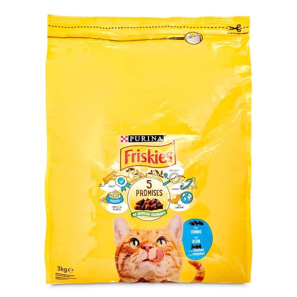 Alimento para gatos salmón Friskies bolsa 3 kg