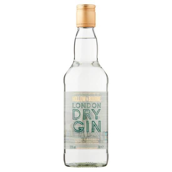 Hollow & Bourne London Dry Gin 50cl ABV- 37.5%