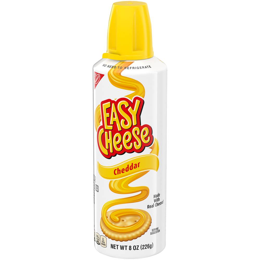 Easy Cheese Cheddar Cheese Snack (8 oz)