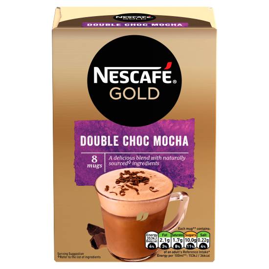Nescafe Gold Double Choc Mocha 8 X 20.9g (167.2g)