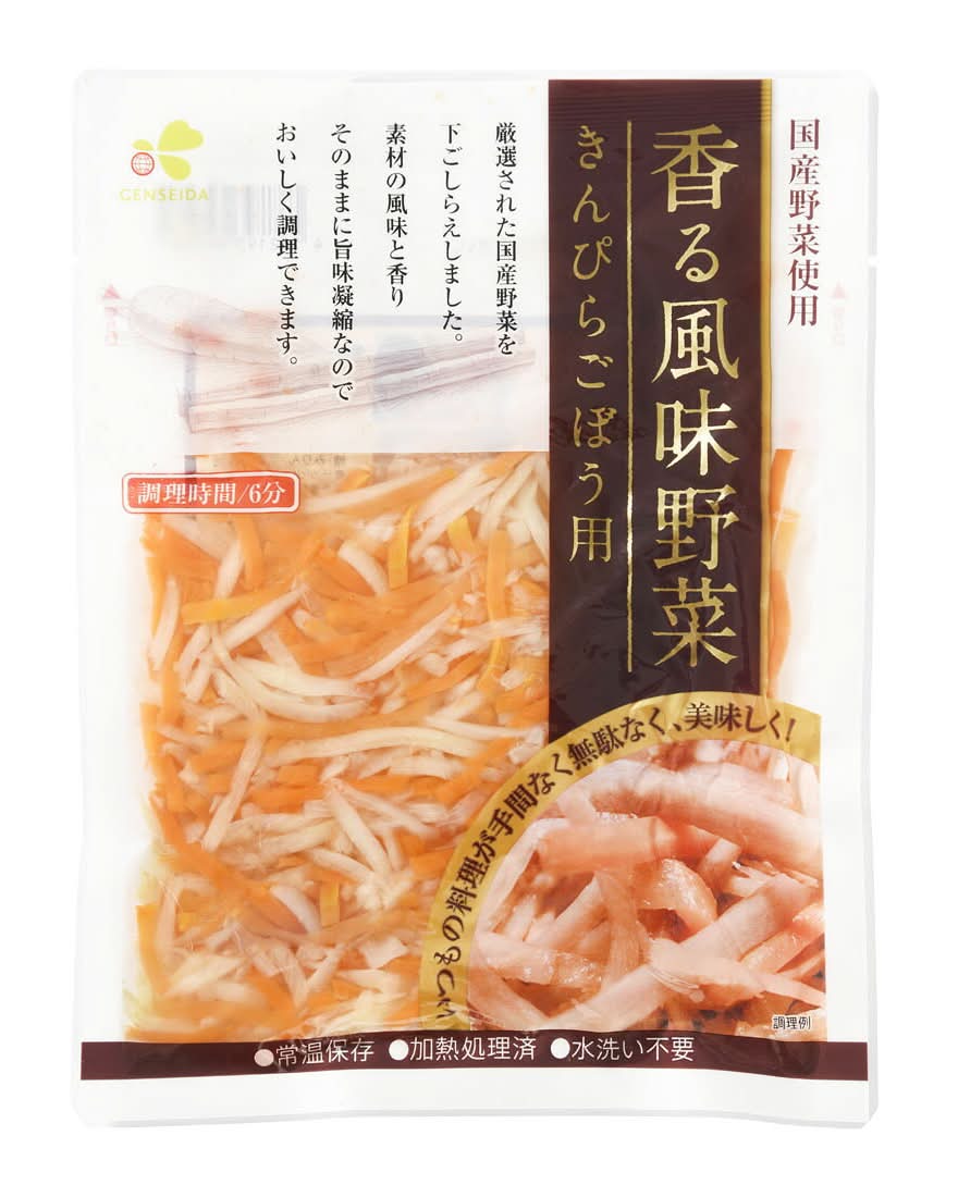 源清田商事 香る風味野菜 きんぴらごぼう用 (160g)