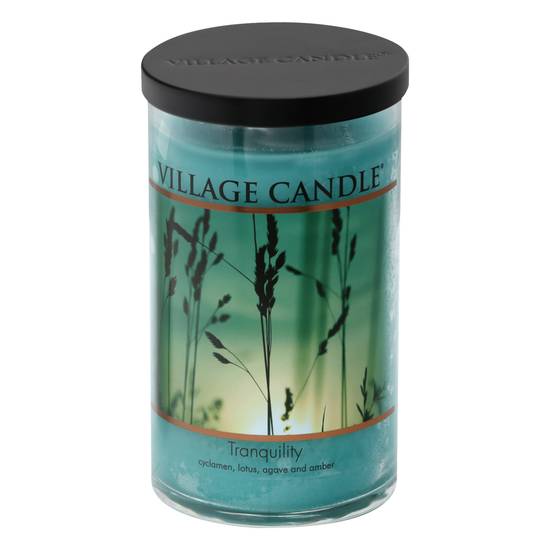 Village Candle Tranquility Glass Cylinder Candle