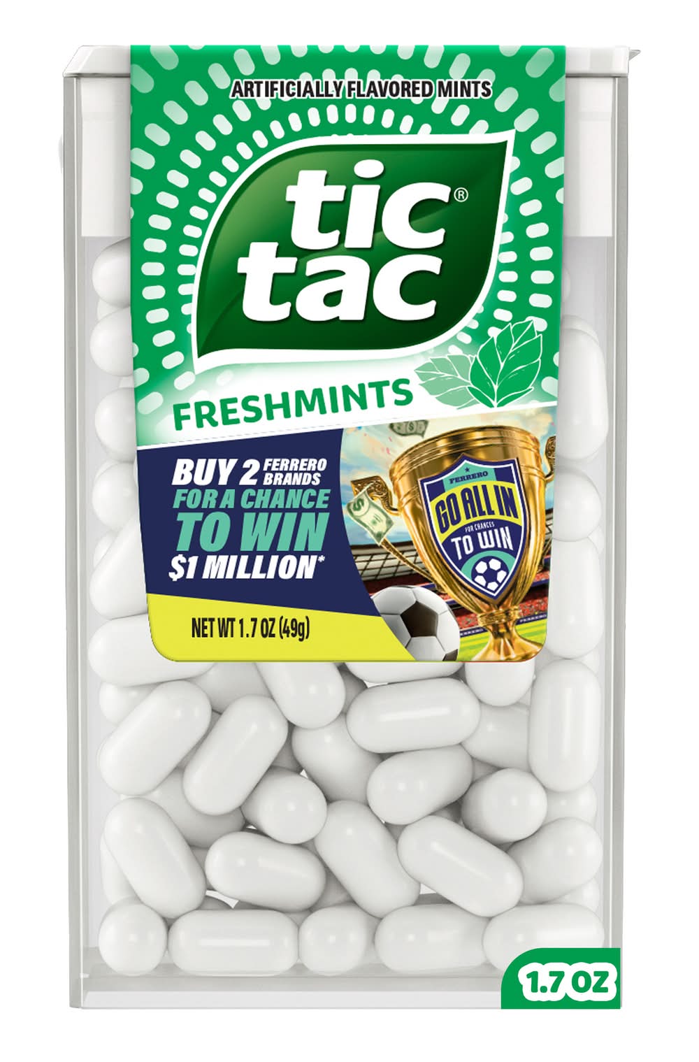 Tic Tac Mints, Freshmints (1.7 oz, 100 ct)
