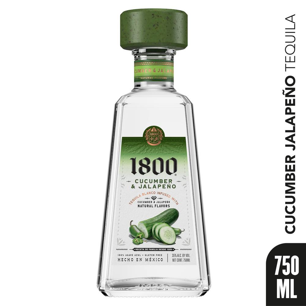 1800 Cucumber & Jalapeño (750 ml)