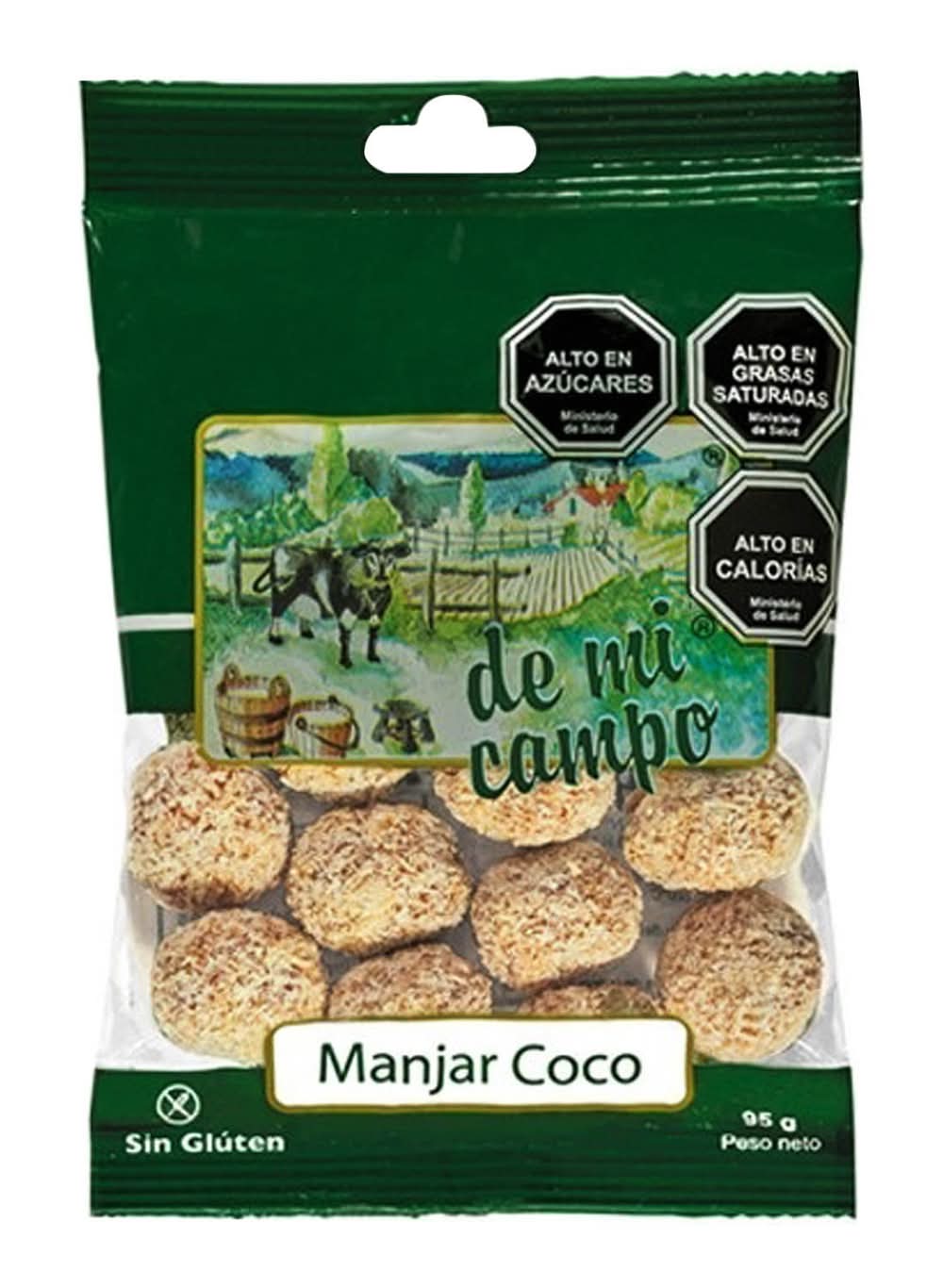 De mi Campo · Bolitas de manjar con coco rallado (95 g)