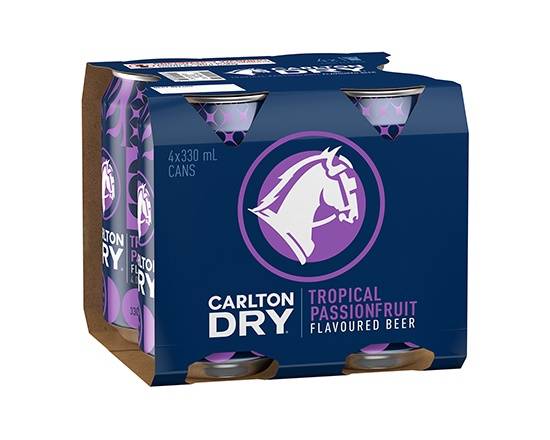 Carlton Dry Tropical Can 4x330mL