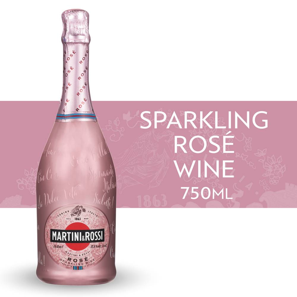 Martini & Rossi Rose Sparkling White Wine (750 ml)