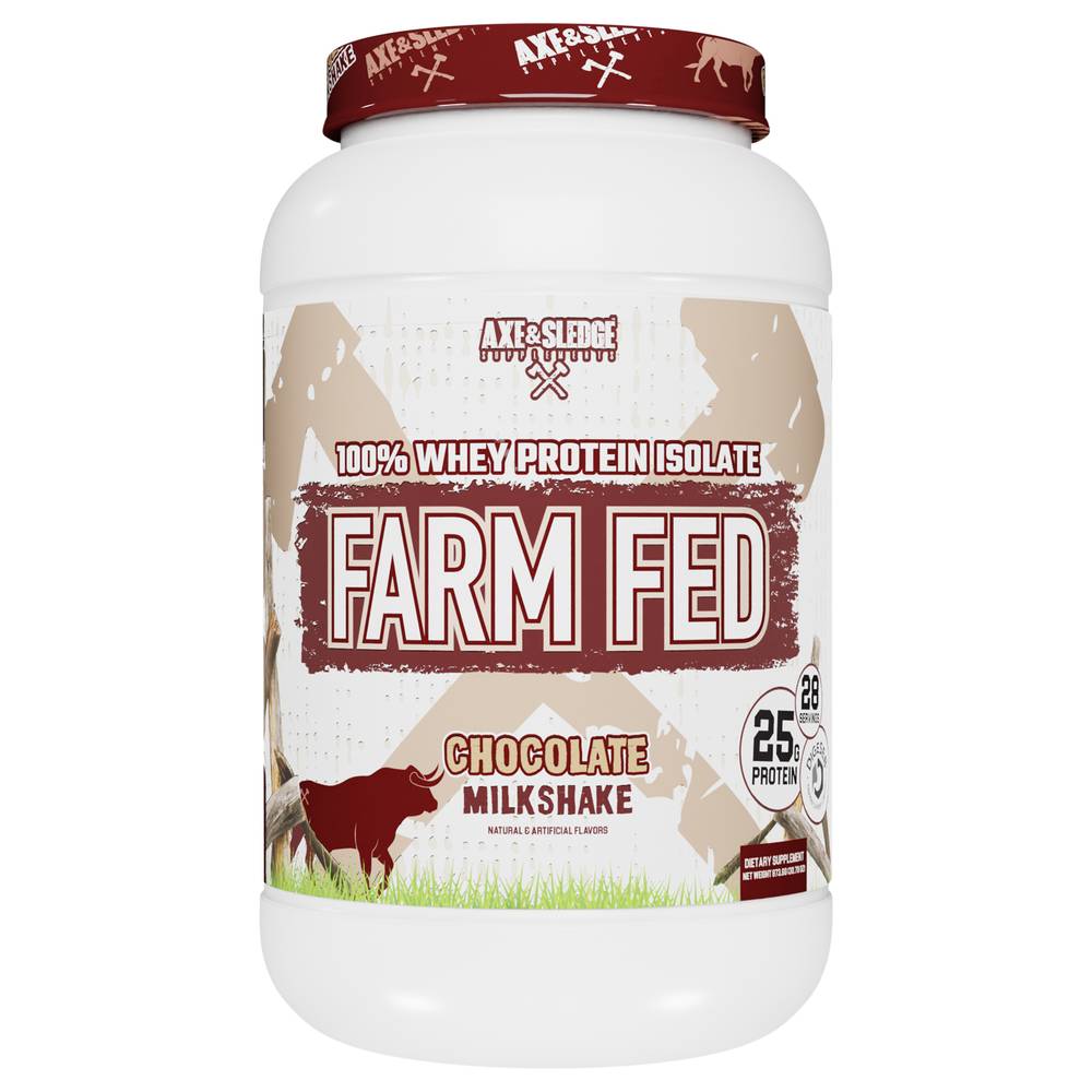 Axe & Sledge Supplements Farm Fed Protein (30.79 oz) (chocolate milkshake)