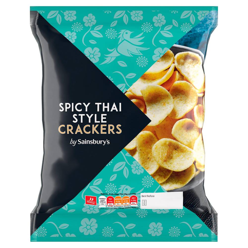 Sainsbury's Spicy Thai Crackers 80g