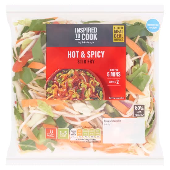 Sainsbury's Hot & Spicy Stir Fry (300g)