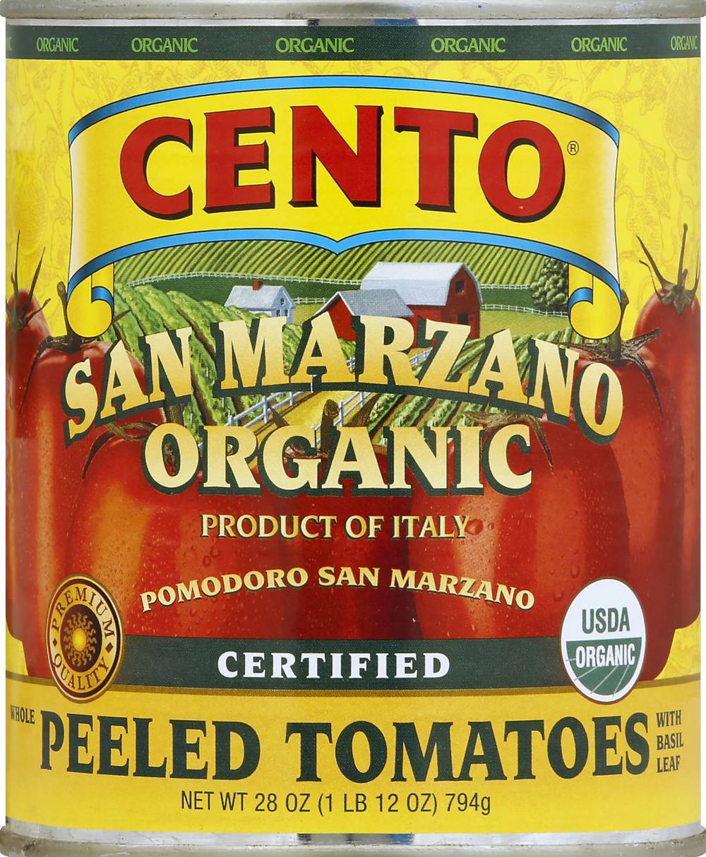 Cento San Marzano Organic Peeled Tomatoes (28 oz)