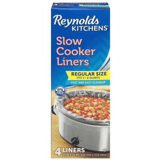 Reynolds Kitchens Slow Cooker Liners Regular Size (4 ct)
