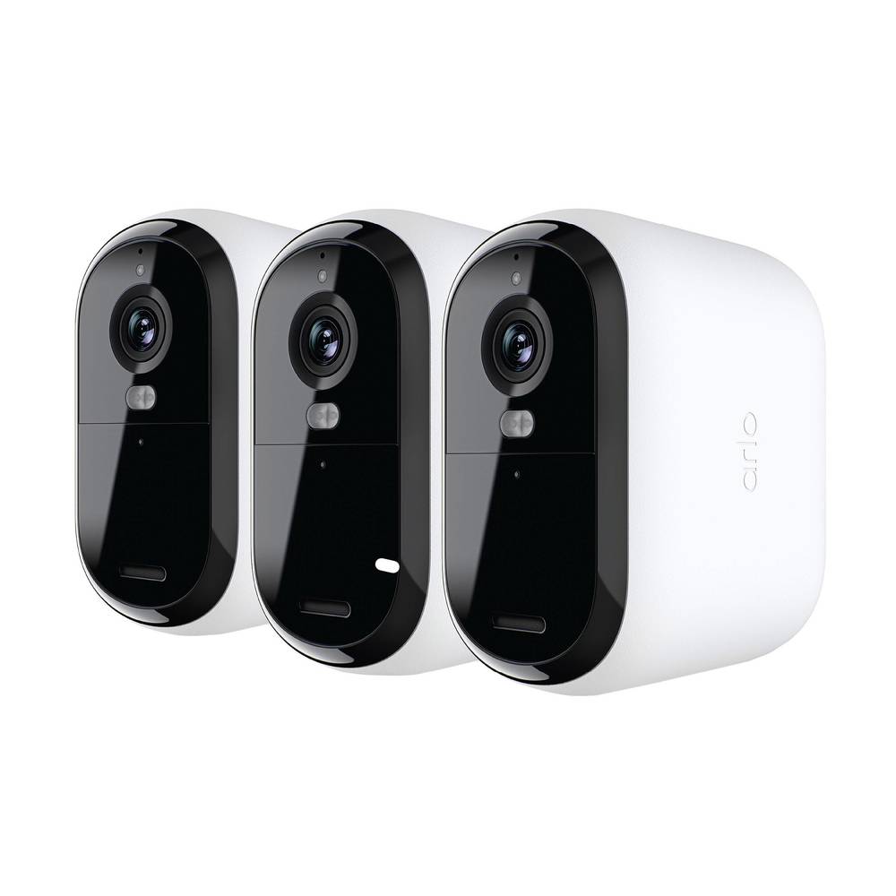 Arlo Essential XL Outdoor HD Camera (2nd Generation) 3-pack with 4 Months Arlo Secure Subscription