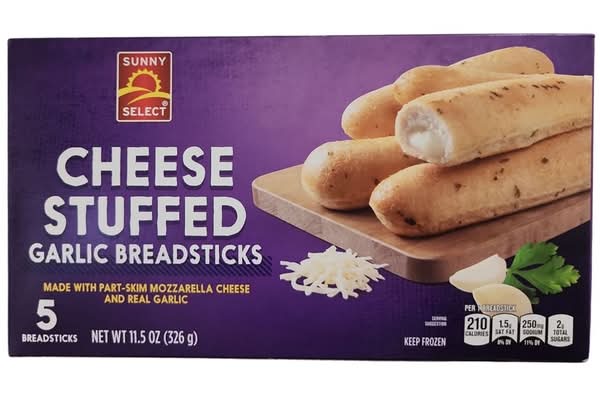 Sunny Select Cheese Stuffed Garlic Bread Sticks (11.5 oz, 5 ct)