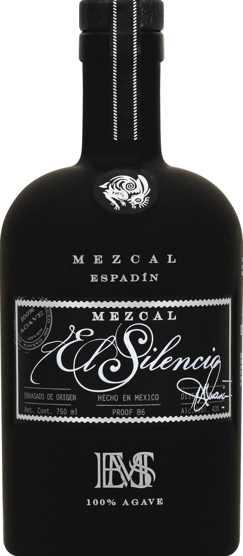 El Silencio 100% Agave Mexican Mezcal Espadin Liquor (750 ml)