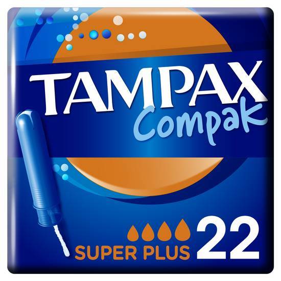 Tampax compak super plus tampons avec applicateur