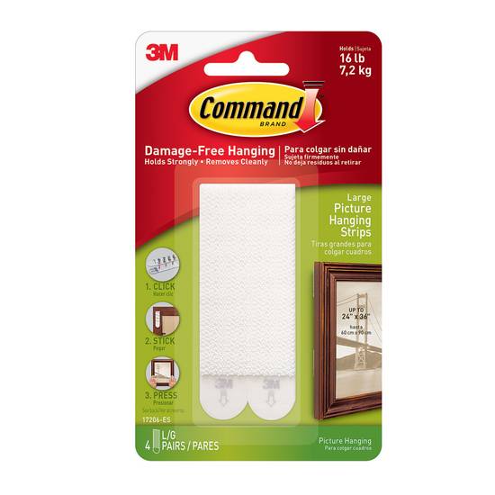 Command damage-free hanging large picture hanging strips (4 ct)