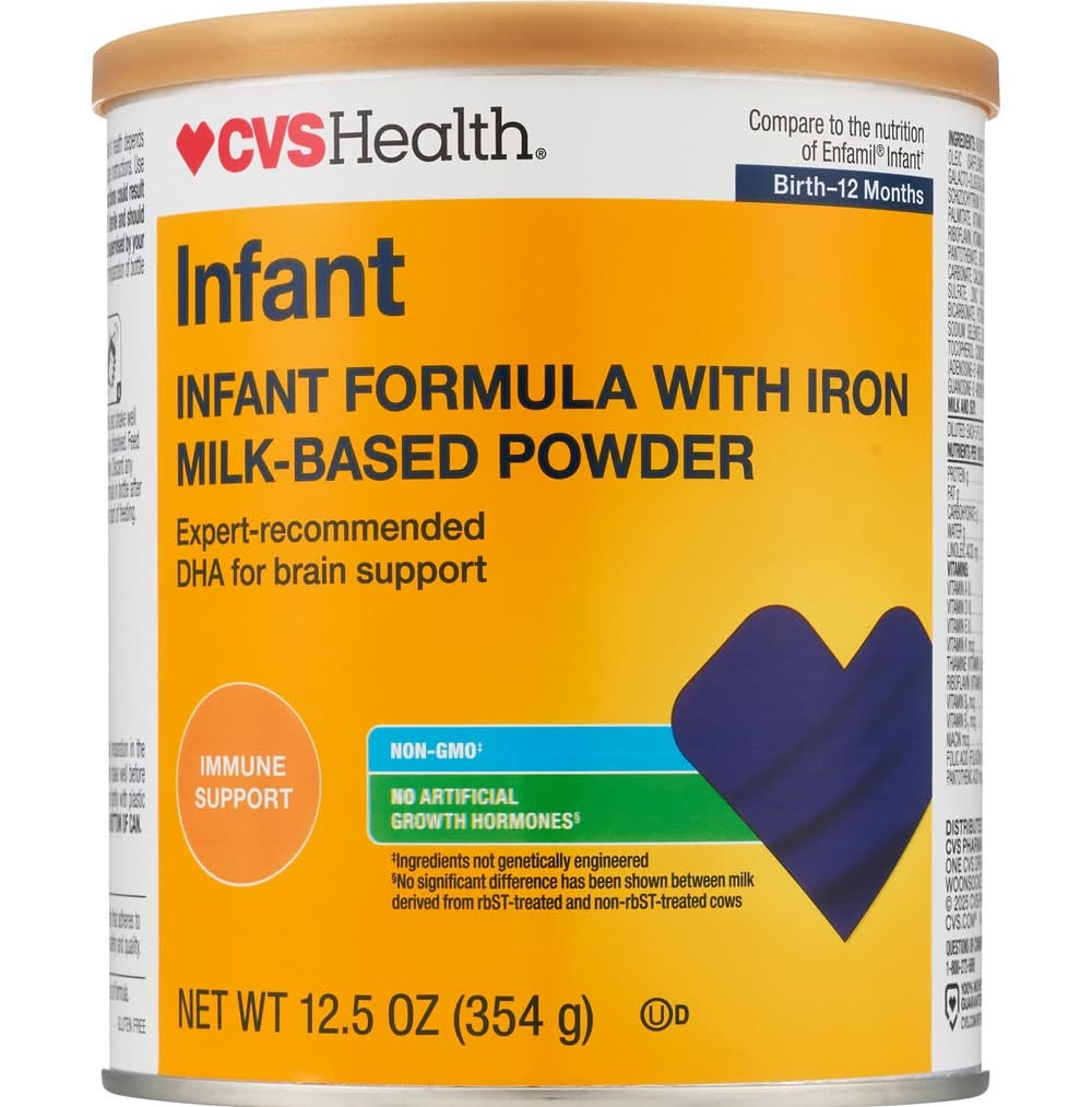 CVS Health Infant Formula With Iron Milk-Based Powder (12.5 oz)