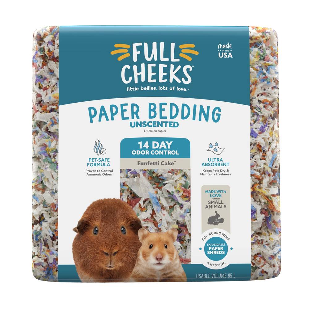 Full Cheeks Odor Control Paper Bedding For Small Pets