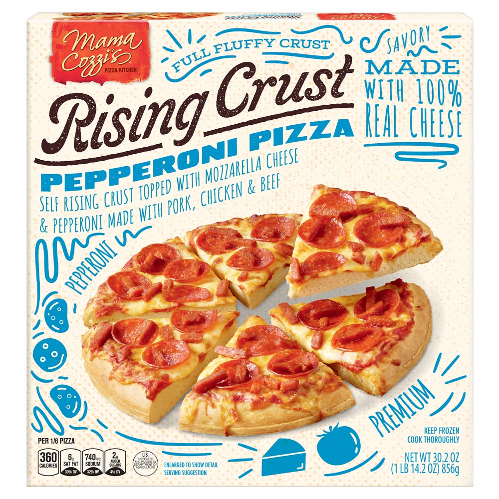 Mama Cozzi's Pizza Kitchen Pepperoni Rising Crust Pizza