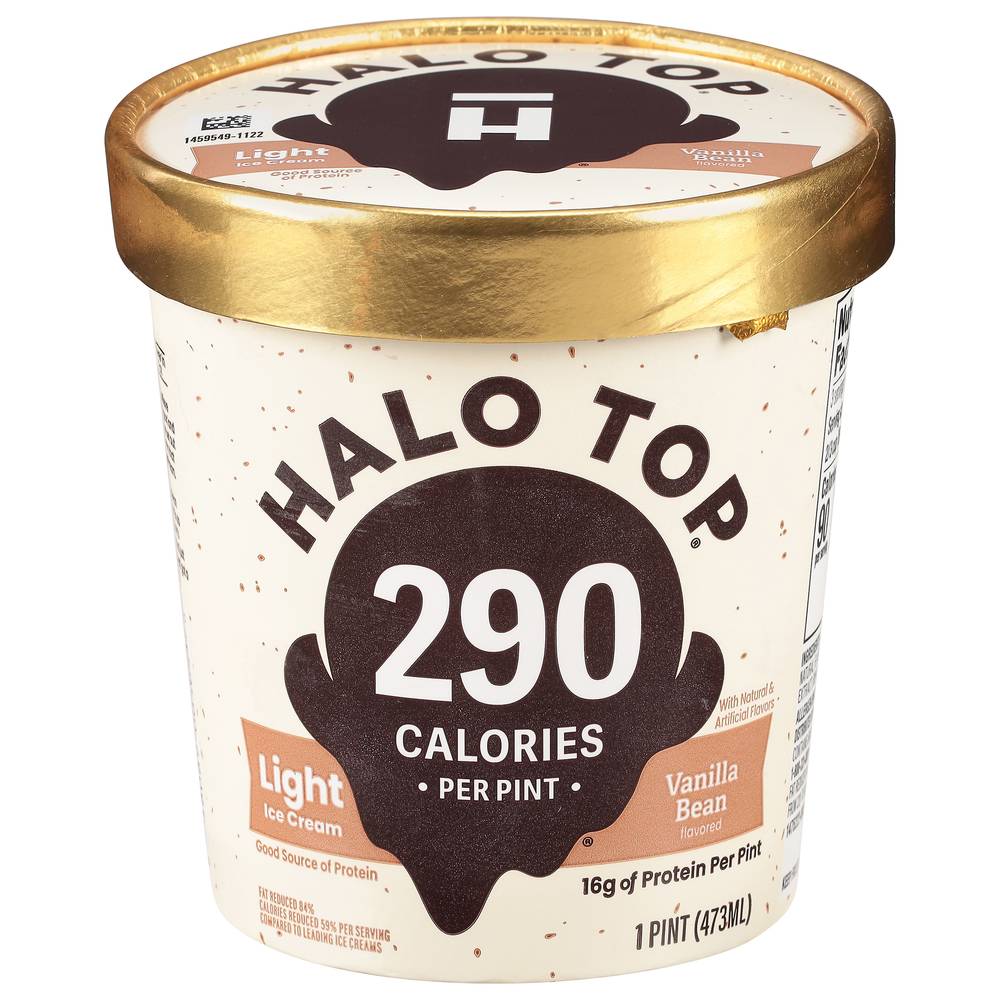 Halo Top Vanilla Bean Protein Light Ice Cream (473 ml)