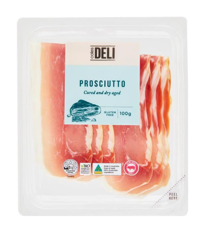 Coles Deli Sliced Prosciutto (100g)