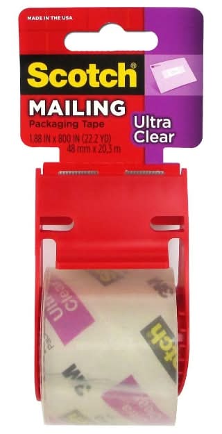 Scotch Ultra Clear Mailing Packaging Tape