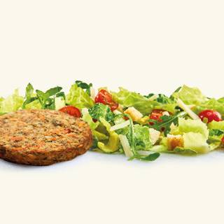JB Caesar Salat und Veggie Patty