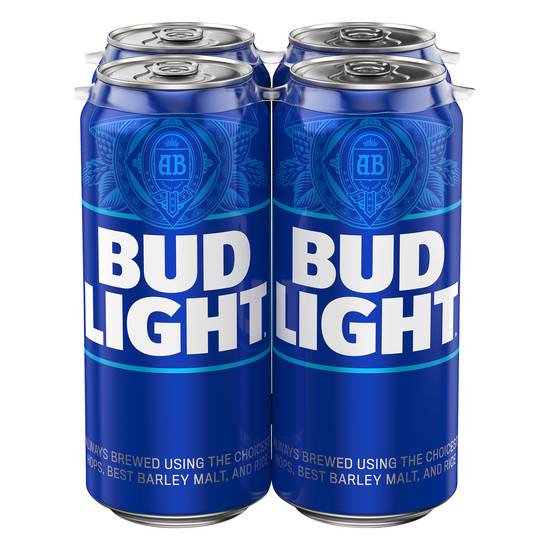 Bud Light Lager Beer (4 ct, 16 fl oz)