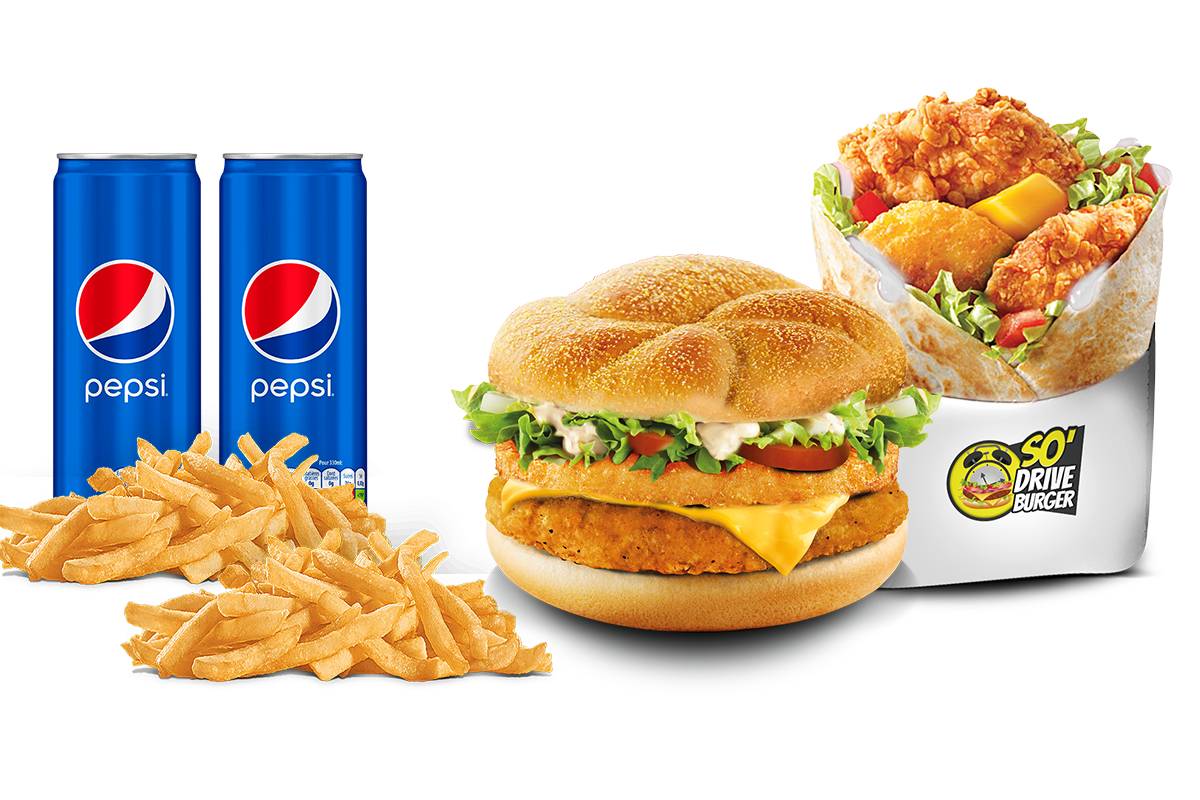 🍔🍔 Menu  chicken classique + Menu so'master 🍔🍔