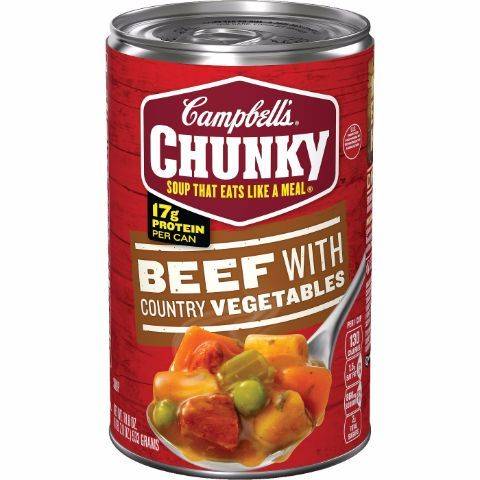 Campbell's Chunky Beef with Vegetables 19oz