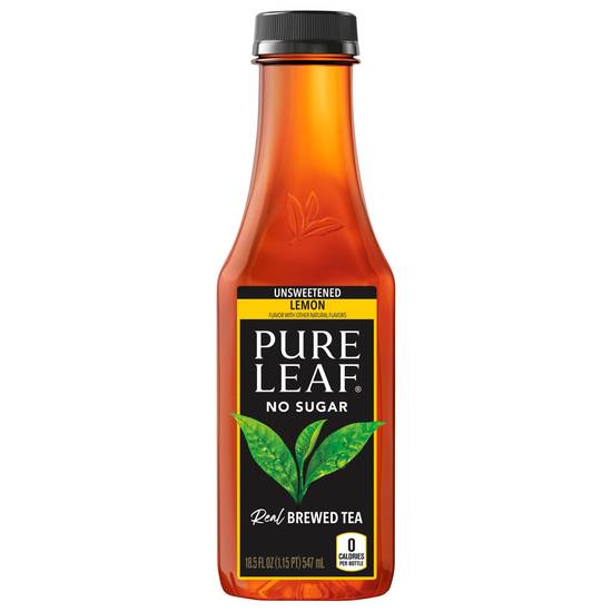 Pure Leaf Unsweetened Lemon Real Brewed Tea (18.5 fl oz)