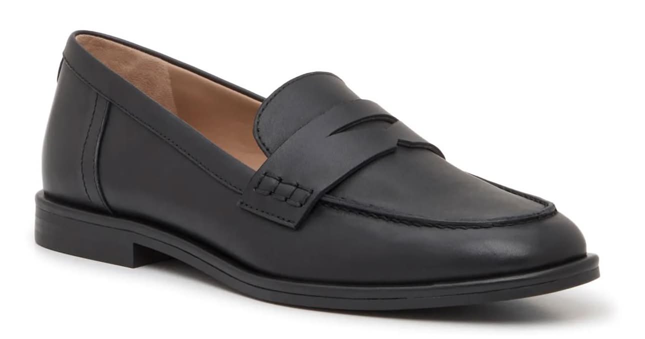 Sam Edelman Signature Collect Brinn Loafer (Black Leather Medium - 6)