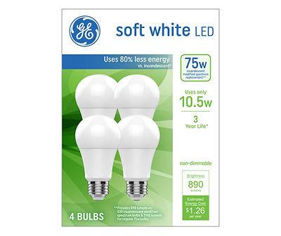 General Electric Company 75 W Equivalent Soft A19 Led Light Bulb (white)