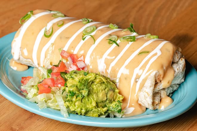 Queso Chik'n Burrito