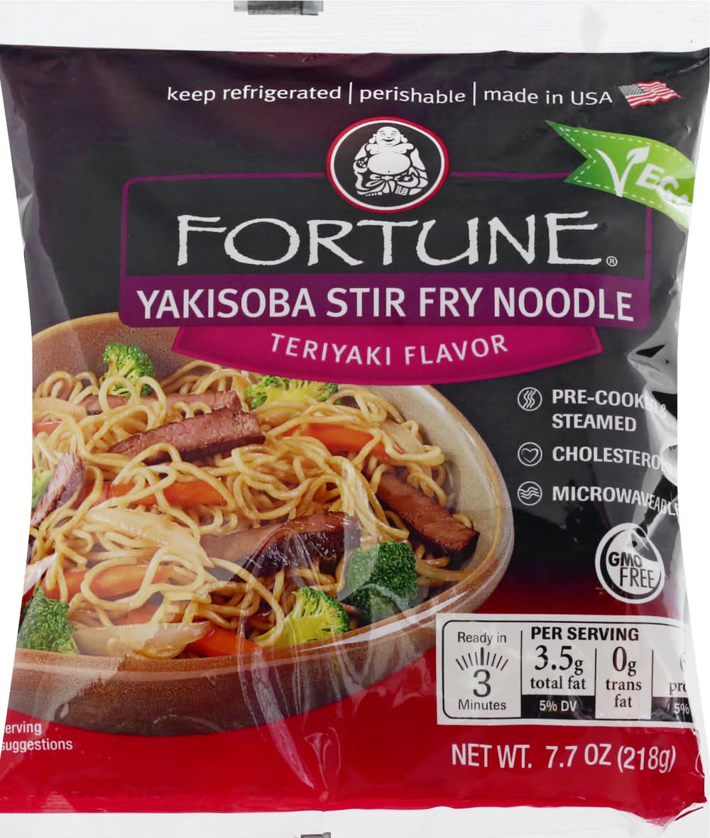 Fortune Teriyaki Flavor Yakisoba Stir Fry Noodle (7.7 oz)